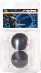 VICTOR Squashball Blister, czerwony, 170/5/0