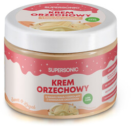 Supersonic Krem orzechowy biała czekolada z kawałkami orzeszków