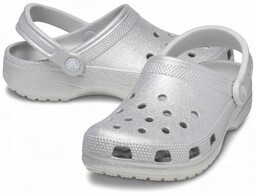 Damskie Buty Chodaki Klapki Crocs Classic Glitter 205942