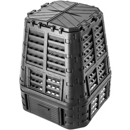 Kompostownik ogrodowy Boko 740L, czarny