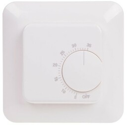 Regulator temperatury 230V 16A -5-60 C IP20 biały