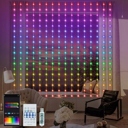 Kurtynowe Lampki intelegentne Led Rgb 300 – 3x3