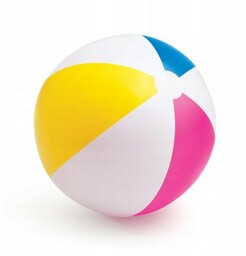 Intex Dmuchana kolorowa piłka plażowa 61cm