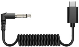 Hollyland HL-35T01 - spiralny kabel 3.5mm TRS-boczny
