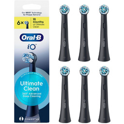Oral-B iO Ultimate Clean EB6 6 szt. czarny