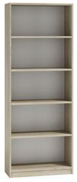 Regał, szafka, biblioteczka, R60, 60x30x182 cm, dąb sonoma