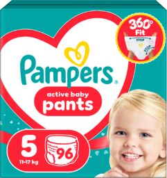 Pampers Pants 5 (12-17 kg), pieluchomajtki, 96 sztuk