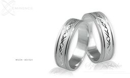 Obrączki srebrne - wzór Ag-021