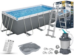 Basen Bestway 412x201x122 Ogrodowy Stelażowy 56457