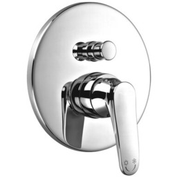 OMNIRES Bateria wannowa podtynkowa Art Deco AD5135 Chrom