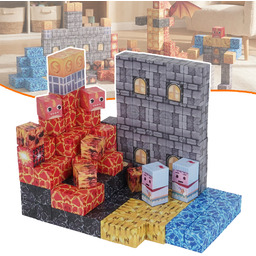 Magnetyczne Klocki Konstrukcyjne Kostki Gra Układanka Edukacyjna Tetris