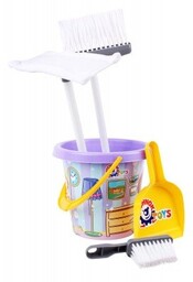 Zestaw Do Sprzątania Wiaderko Mop Dla Dzieci
