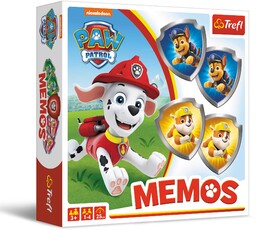 Trefl Memos Psi Patrol Rodzinna Gra dla Dzieci