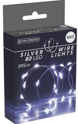 CHRISTMAS DECORATION Girlanda LED HV662291-SW 3.95 m Bateryjne