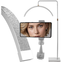 SkinMedica  Lampa kosmetyczna 46W stojąca biała