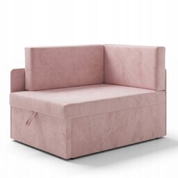 Mała rozkładana sofa narożna dla dzieci z funkcją