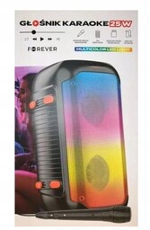 Głośnik przenośny Forever 25W czarny 25 W karaoke