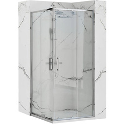 Rea Kabina prysznicowa Rea Punto 80x80 Chrom