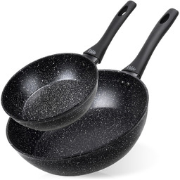 Zestaw patelni granitowych GRANITICA 20 / 28 cm