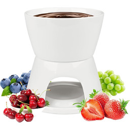 Zestaw do fondue czekoladowego, ceramiczny, mini fondue czekoladowe,