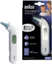 Termometr elektroniczny do ucha Braun TermoScan 3 IRT3030,
