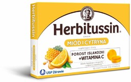 Herbitussin Porost islandzki + witamina C smak miodu
