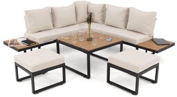 Zestaw mebli ogrodowych LAS PALMAS 572690 Stal Czarny