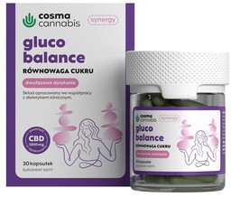 Cosma Cannabis Gluco Balance Równowaga cukru, 30 kapsułek