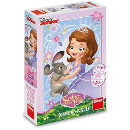 Puzzle z diamencikami 200 elementów z bajki Jej