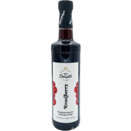 Syrop Żurawinowy 0,7l - Vermion Deluxe Food Cranberry