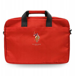 Torba Us Polo na laptop do 16", czerwona