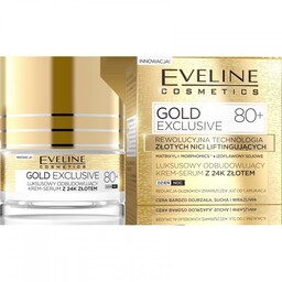Eveline Gold Lift Expert 80+ Krem-serum odbudowujący