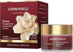 Uzdrovisco Gardenia, kolagenowy krem naprawczy na noc, 50