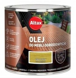 ALTAX Olej do mebli ogrodowych 0,5L naturalny