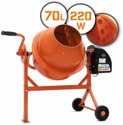 BETONIARKA 70L 230V 220W MIESZALNIK TIMBERTECH BUDOWLANA MAŁA
