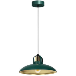 Lumes Lampa zielona wisząca industrialna K2-L44
