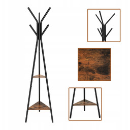 Wieszak stojący 49x49x179 Stojak Na Płaszcze Ubrania Kurtki
