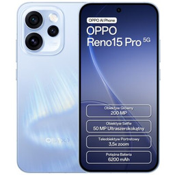 OPPO Smartfon Reno 15 Pro 5G 12/512GB 6.32"