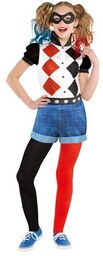 Stroje dla dzieci, strój harley quinn licencja, rozmiar