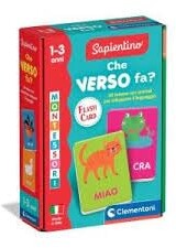 Clementoni Sapientino Montessori  gra edukacyjna, 30 fiszek