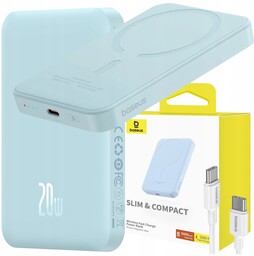 Mini Powerbank Z Magsafe Indukcyjny Baseus 5000mAh 20W