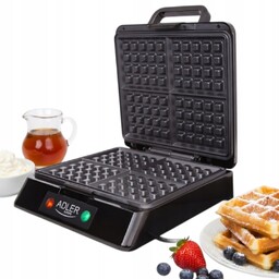 Gofrownica 1500W Na 4 Gofry mocna nieprzywierająca Duża