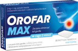 Orofar MAX x30 pastylek do ssania