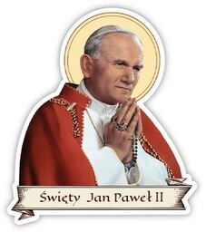 Naklejka religijna św. Jan Paweł II