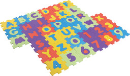 Playtive Mata z piankowych puzzli (Cyfry i litery)