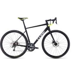 Cube Attain Race black/white 58CM. Rower-sport_pl