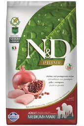 FARMINA N&D Prime dog adult chicken & pomegranate