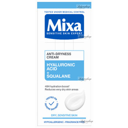 Mixa - HYALURONIC ACID + SQUALANE - Anti-Dryness