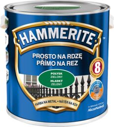 HAMMERITE Farba na rdzę Połysk Zielony 2,5L
