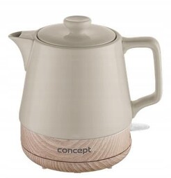 Czajnik elektryczny ceramiczny 1,0 l, kawa RK0061